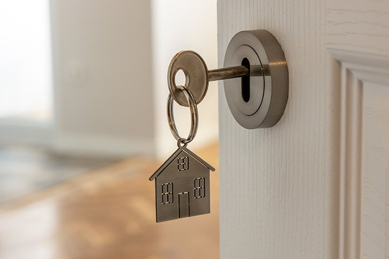 Key in the door